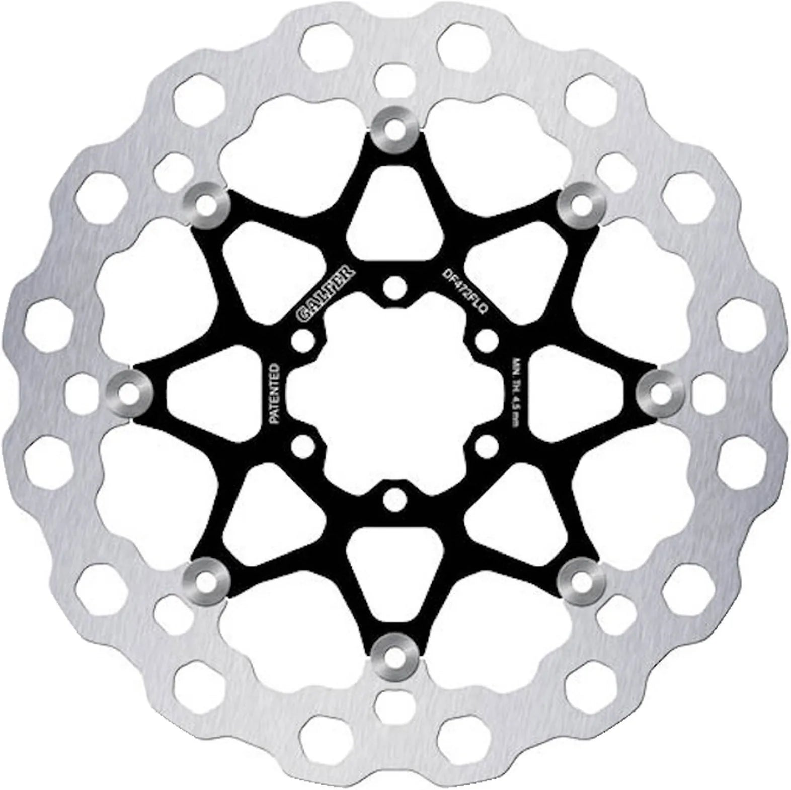 Front Floating Cubic Brake Disc - Galfer Compatible With Victory Cross Country 8 Ball 1731 (2015)