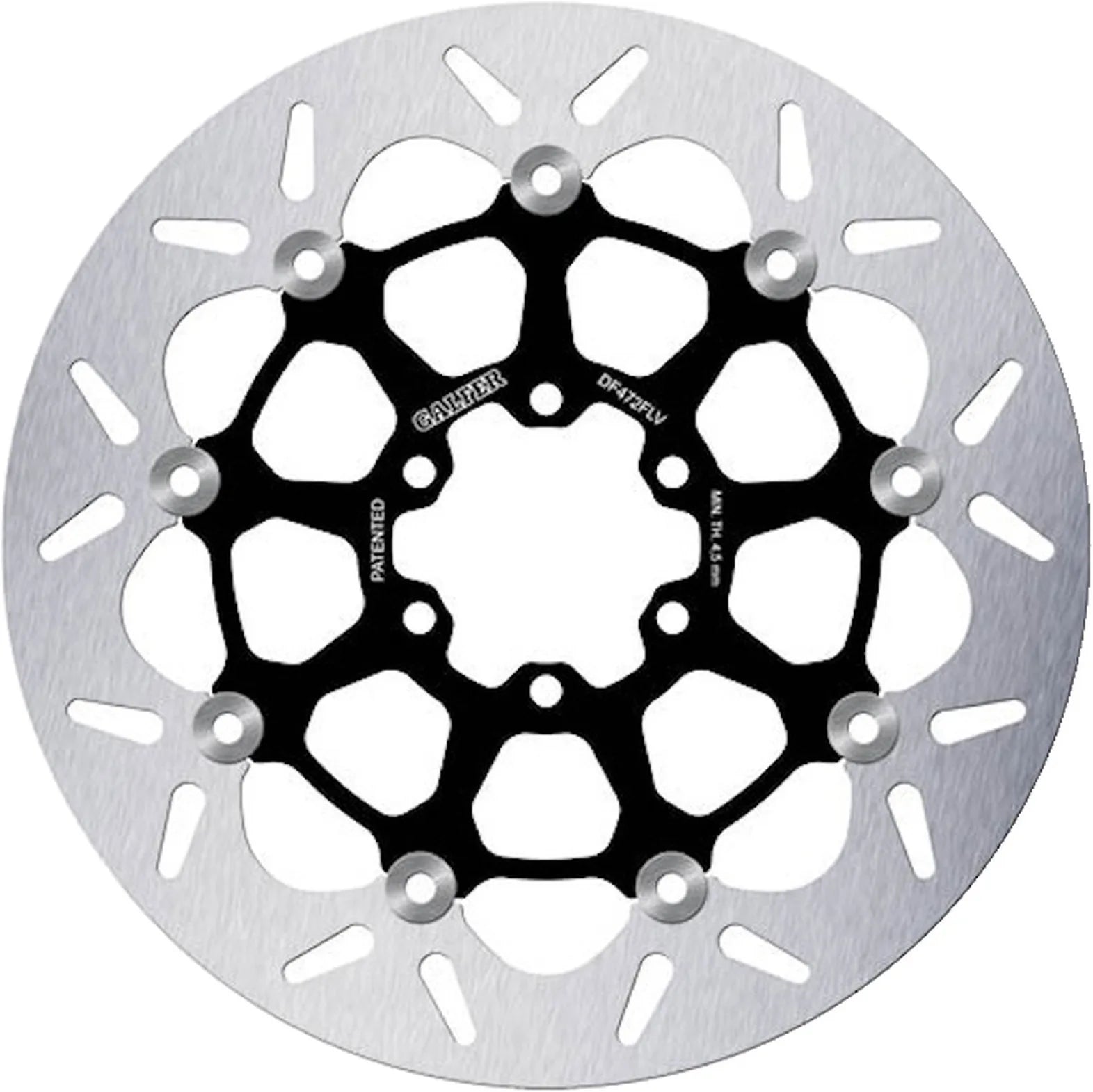 Front Floating Round Brake Disc - Galfer Compatible With Victory De Luxe 1500 (2001)