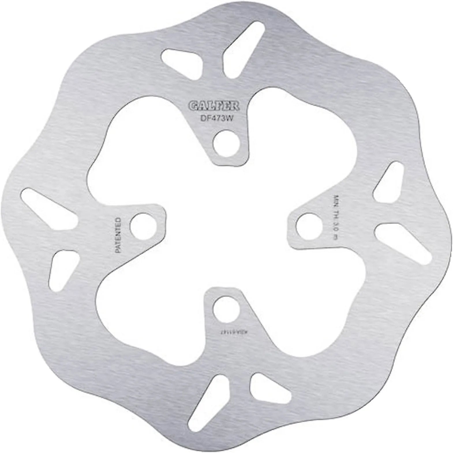 Front Fixed Wave Brake Disc - Galfer Compatible With Yamaha Bw'S 100