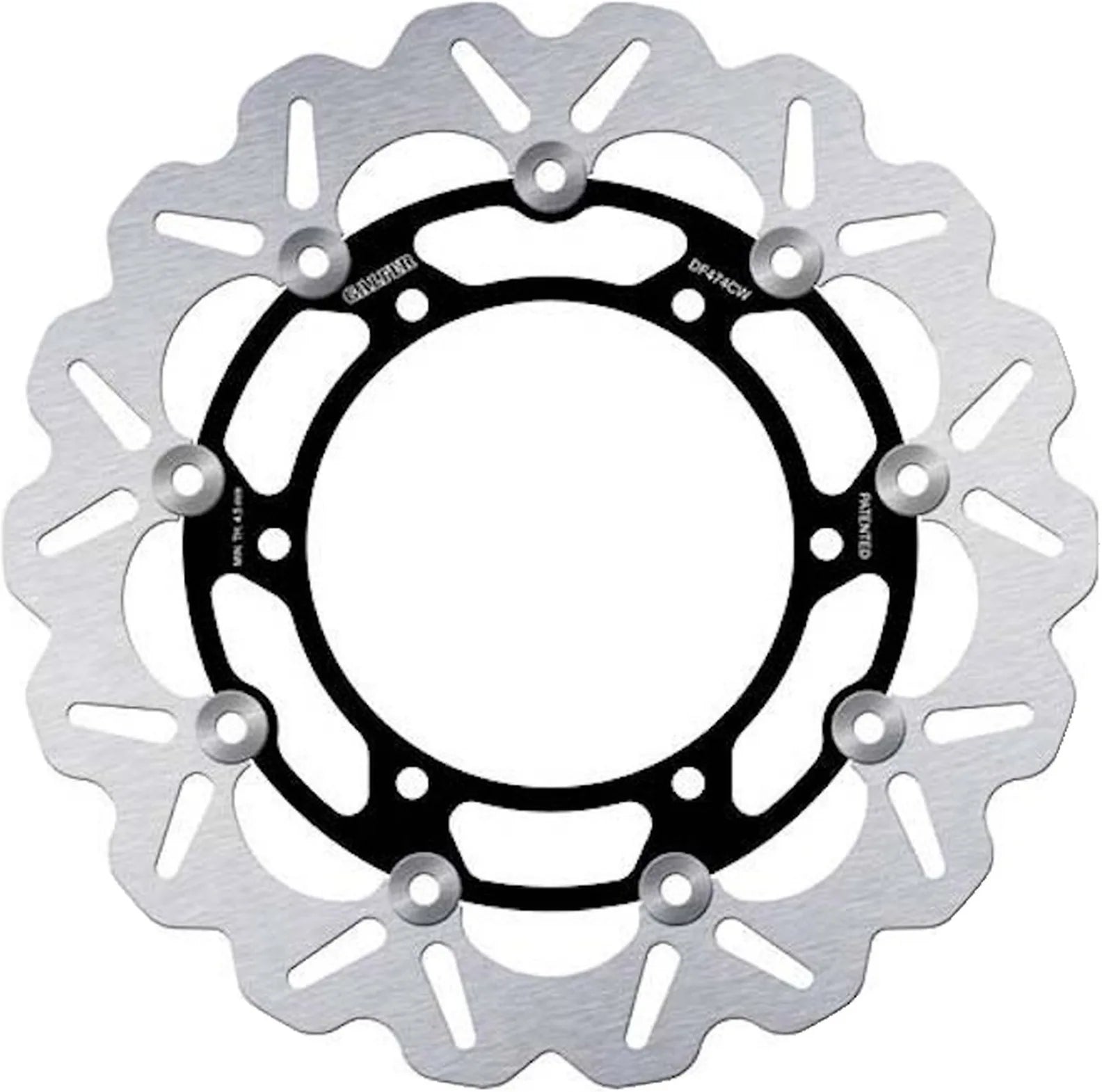 Front Floating Wave Brake Disc - Galfer Compatible With Yamaha Fjr 1300 (2001-2002)