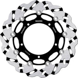 Front Floating Grooved Wave Brake Disc - Galfer Compatible With Yamaha V-Max 1700 (2009)