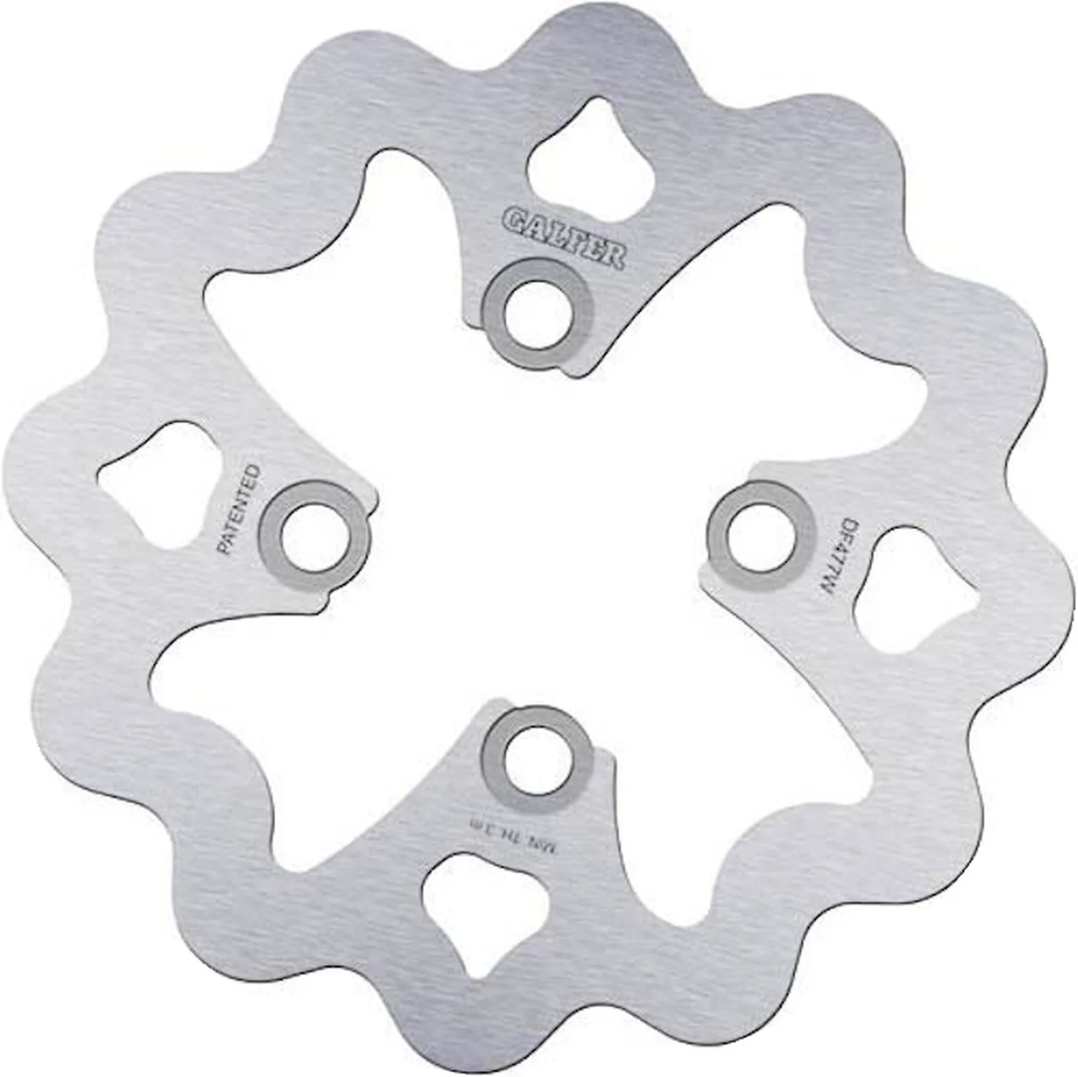 Front Right Fixed Wave Brake Disc - Galfer Compatible With Yamaha Yfm 700 R Raptor (2013)