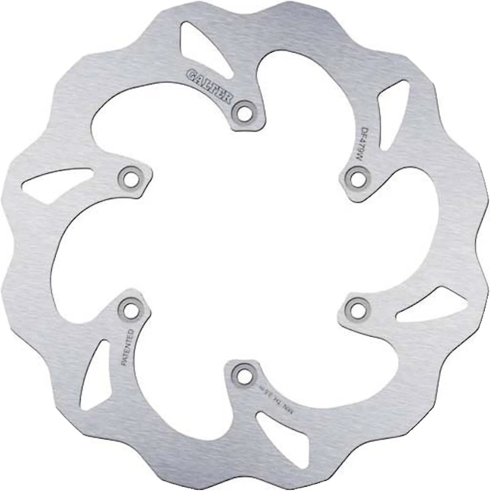 Rear Fixed Wave Brake Disc - Galfer Compatible With Rieju Marathon 450 (2009)