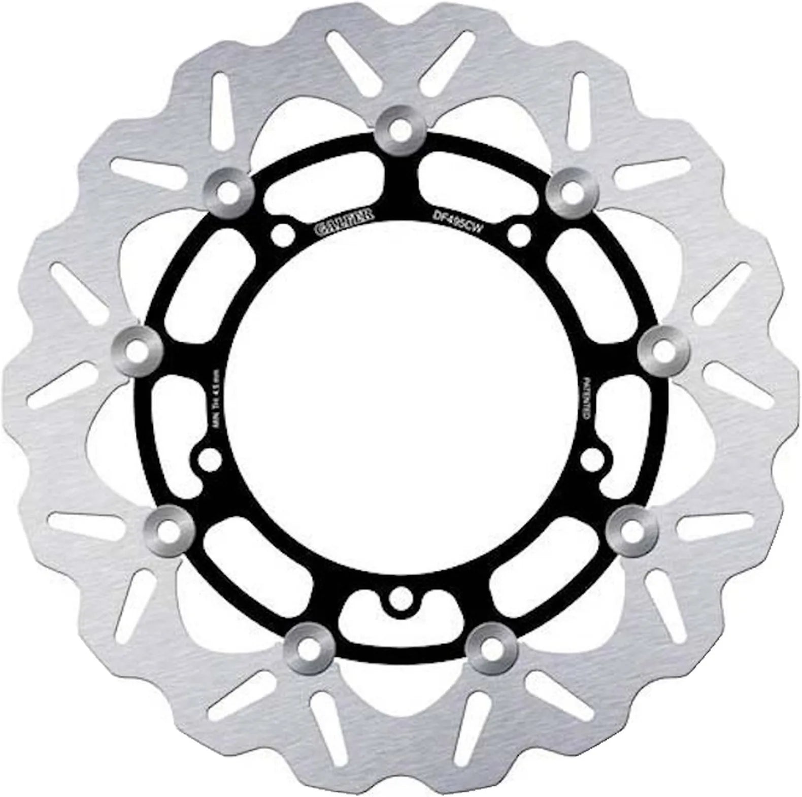 Front Floating Wave Brake Disc - Galfer Compatible With Yamaha Fz-6 Fazer (2004-2006)