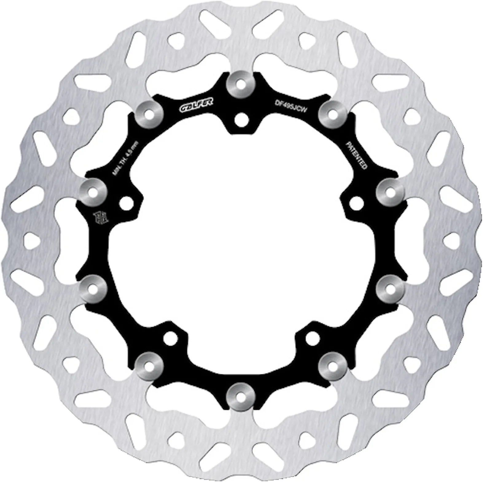 Front Floatech Wave Brake Disc - Galfer Compatible With Yamaha Mt-09 Abs (2013-2020)