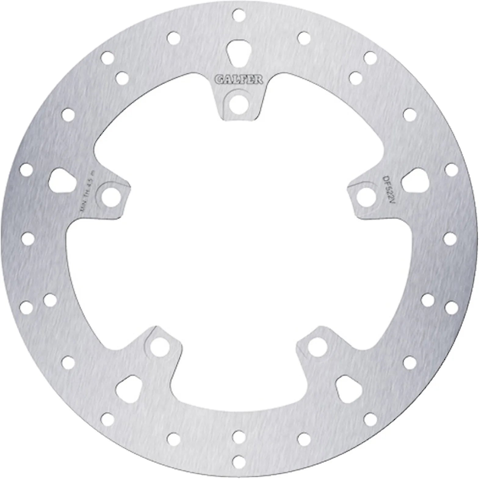 Front Fixed Round Brake Disc - Galfer Compatible With Yamaha X-Max 300 (2017)