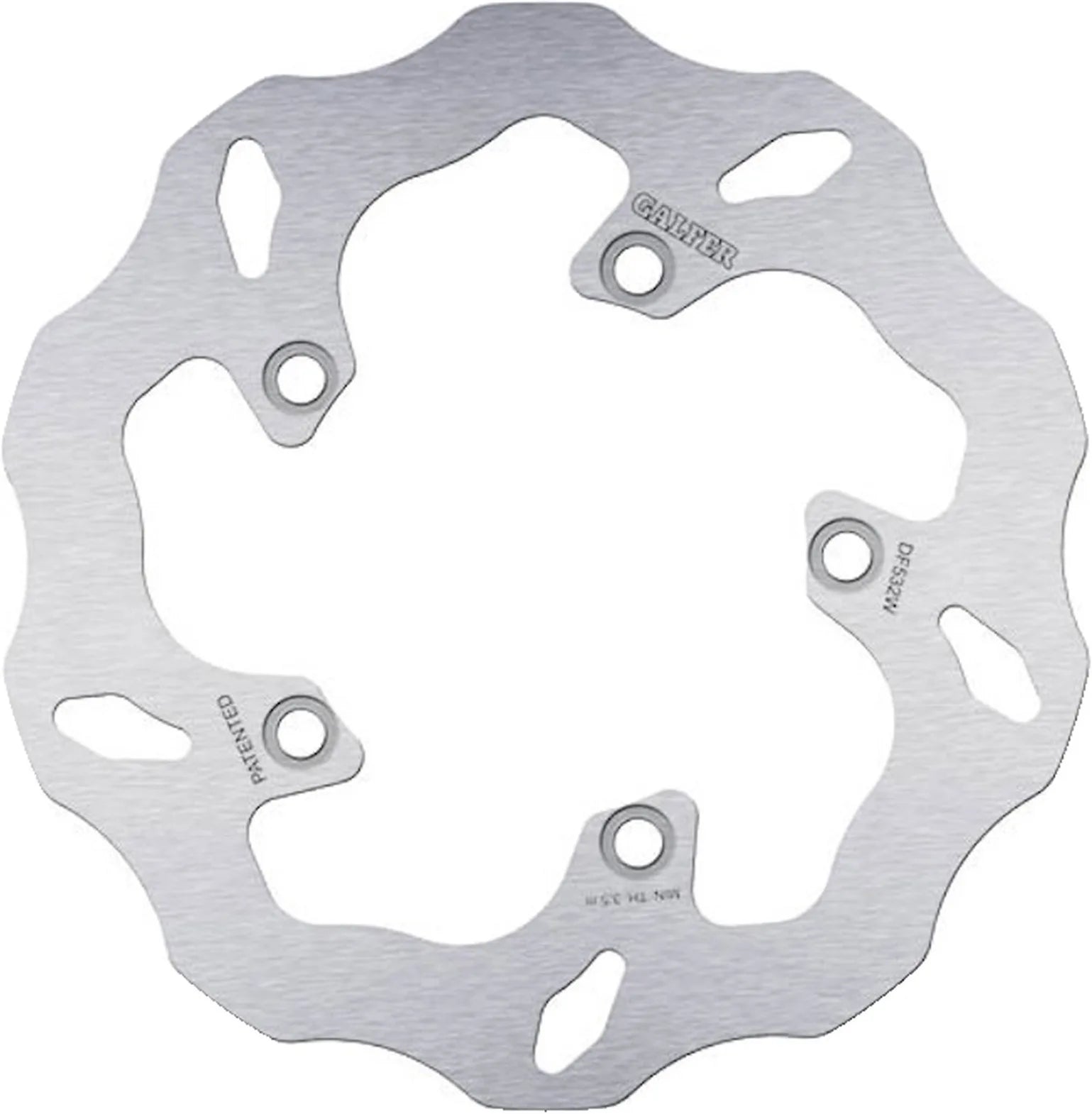 Front Fixed Wave Brake Disc - Galfer Compatible With Yamaha Y 15 Zr 150 (2017)