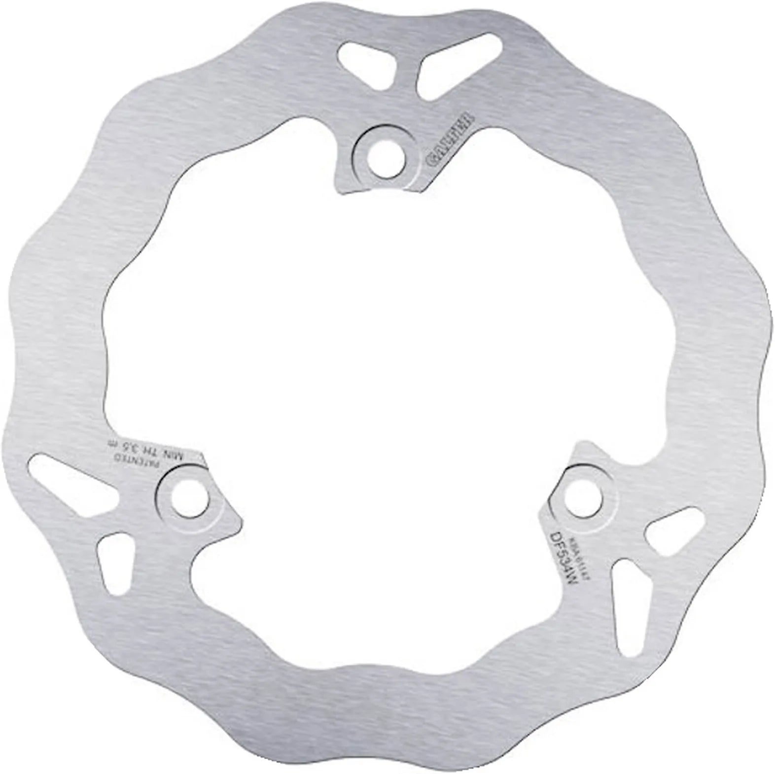 Front Fixed Wave Brake Disc - Galfer Compatible With Yamaha N-Max 155 Abs (2018)