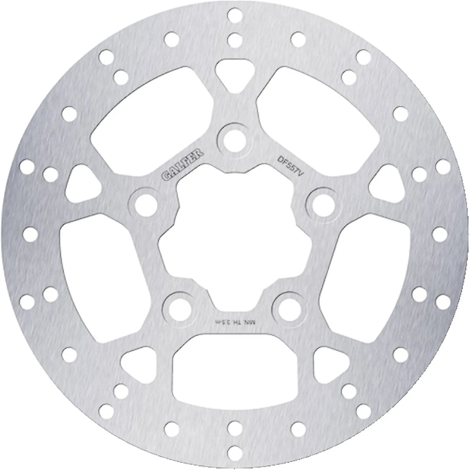 Rear Fixed Round Brake Disc - Galfer Compatible With Peugeot Tweet 125 (2010)