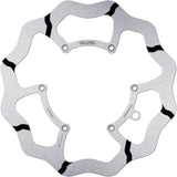 Front Fixed Oversized Grooved Wave Brake Disc - Galfer Compatible With Husqvarna 250 Tc (2014)