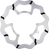 Front Fixed Oversized Grooved Wave Brake Disc - Galfer Compatible With Alfer 125 Vr 4T (2003)