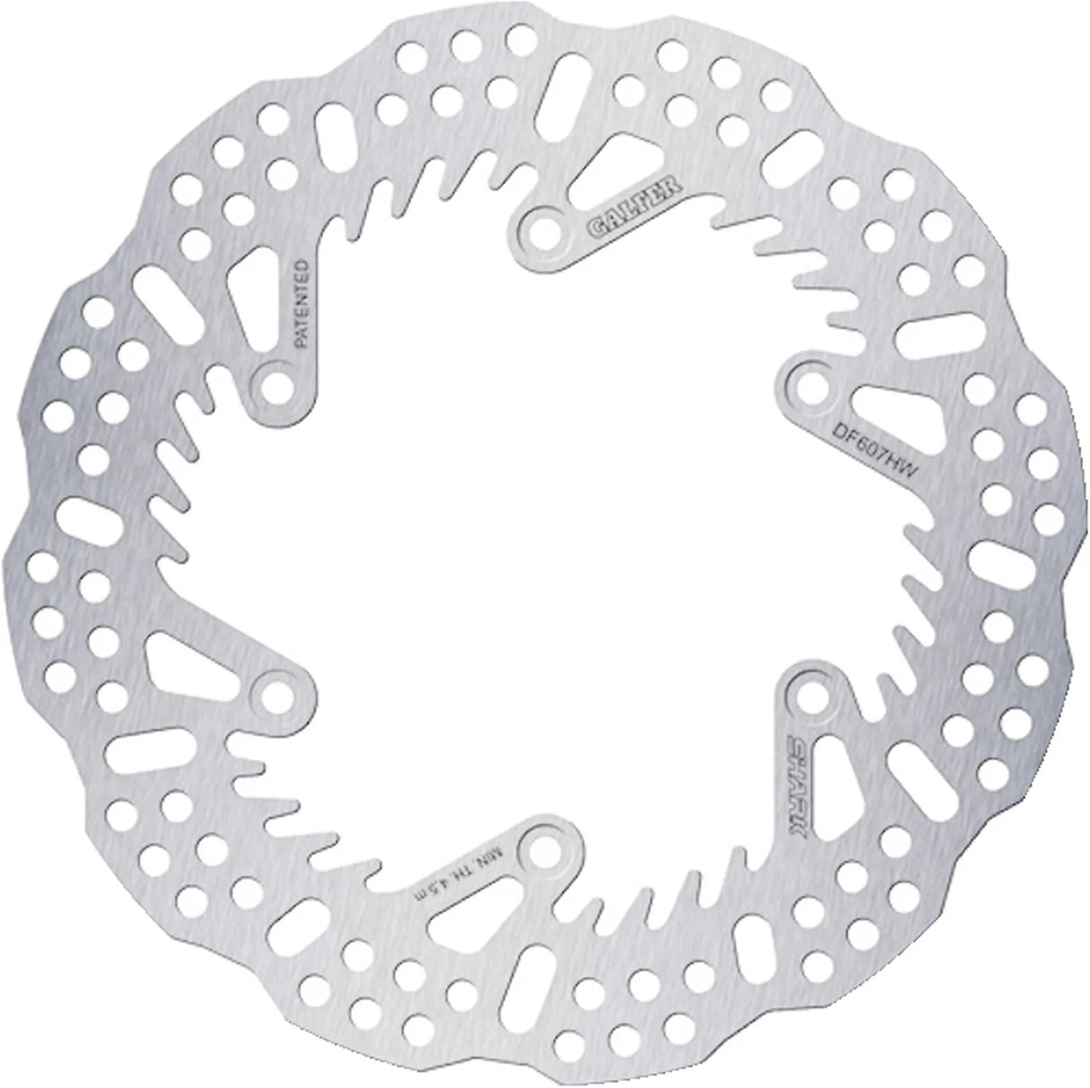 Rear Fixed Shark Brake Disc - Galfer Compatible With Ktm 125 Sx (1993)