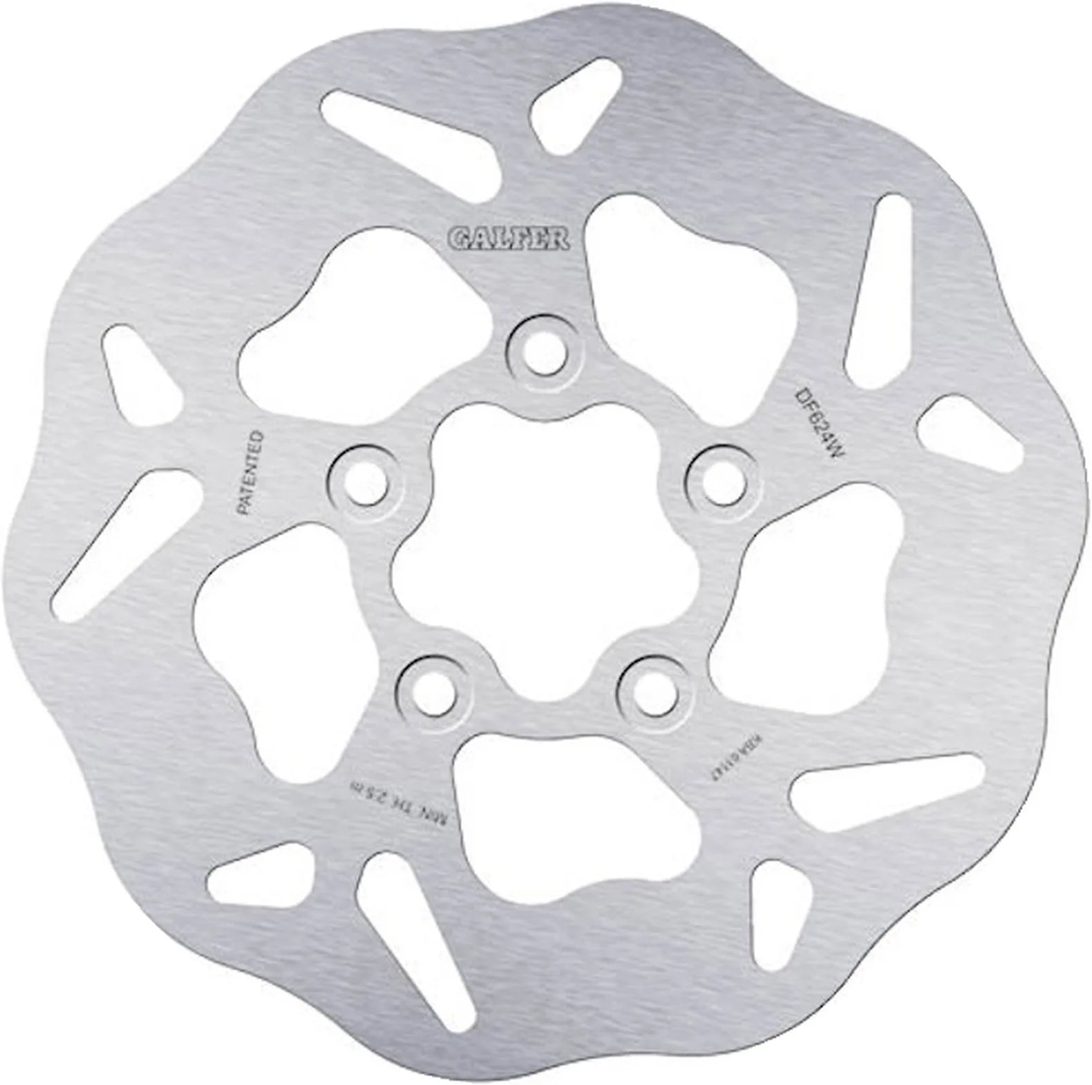 Front Fixed Wave Brake Disc - Galfer Compatible With Italjet Dragster 50 (1998)
