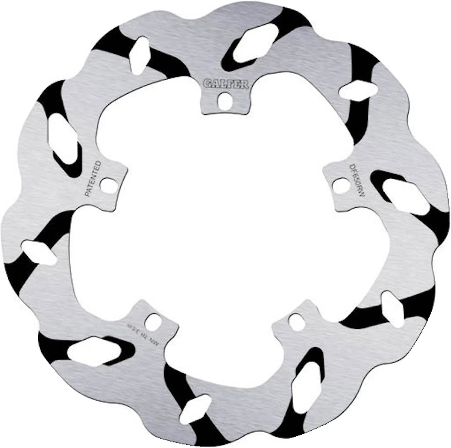 Front Fixed Grooved Wave Brake Disc - Galfer Compatible With Piaggio Hexagon Gtx 180 G