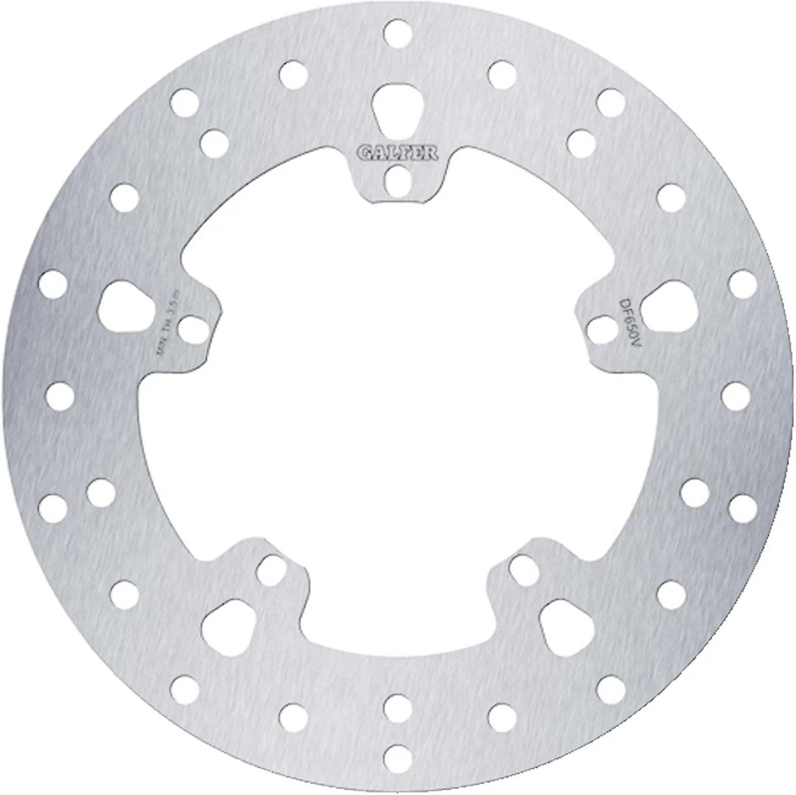 Front Fixed Round Brake Disc - Galfer Compatible With Piaggio Hexagon Gtx 180 G