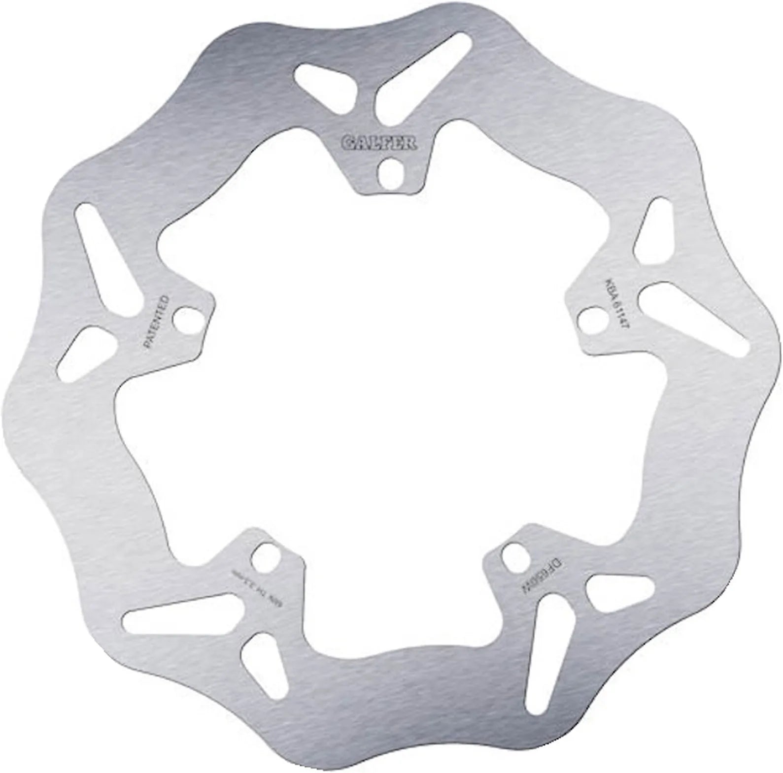 Front Fixed Wave Brake Disc - Galfer Compatible With Piaggio Sfera 125 4T (1996)