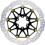 Front Floatech Racing Wave Brake Disc - Galfer Compatible With Mondial Piega 1000 (2003)