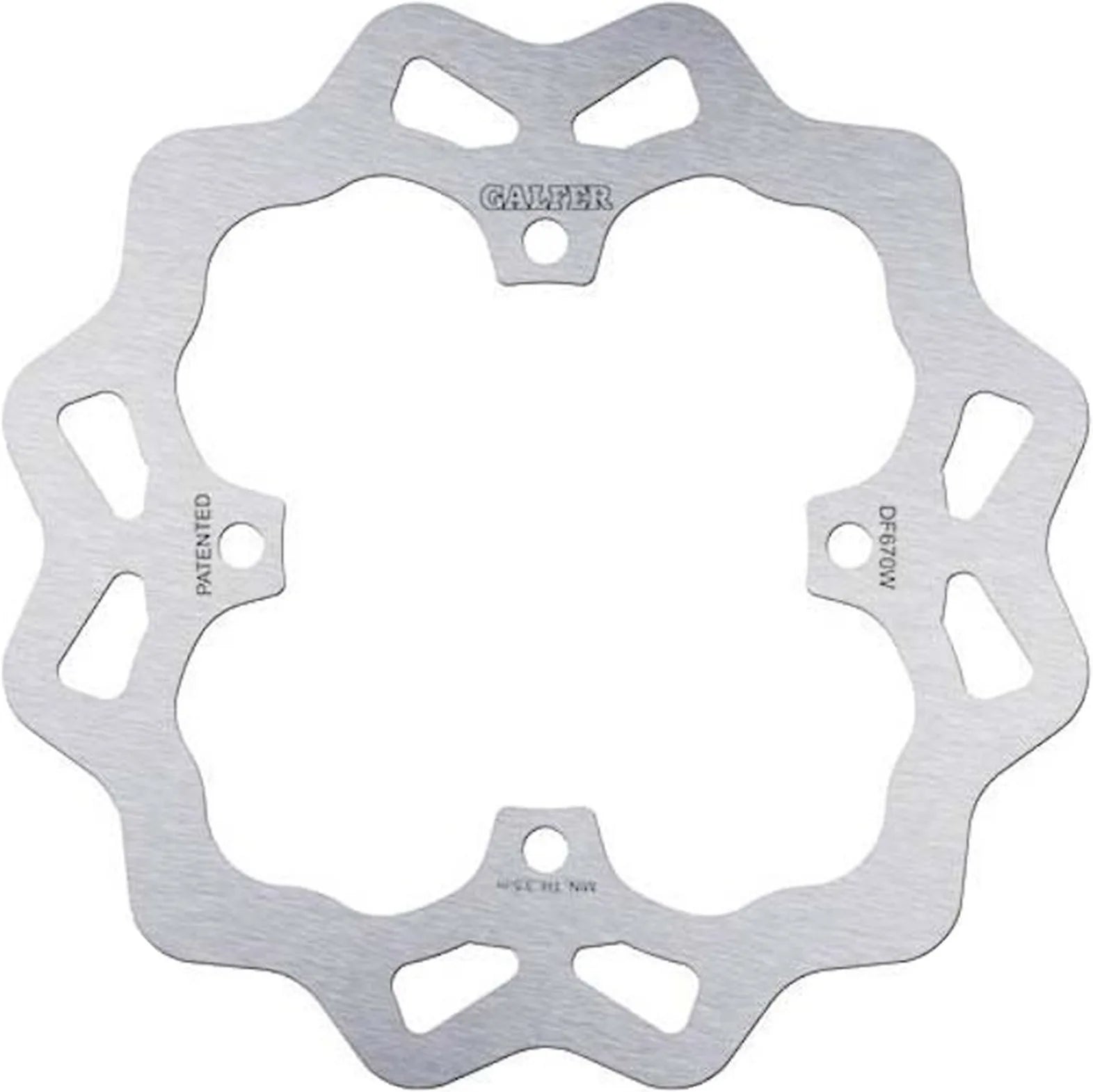 Rear Fixed Wave Brake Disc - Galfer Compatible With Swm Sm 125 R (2018-2020)