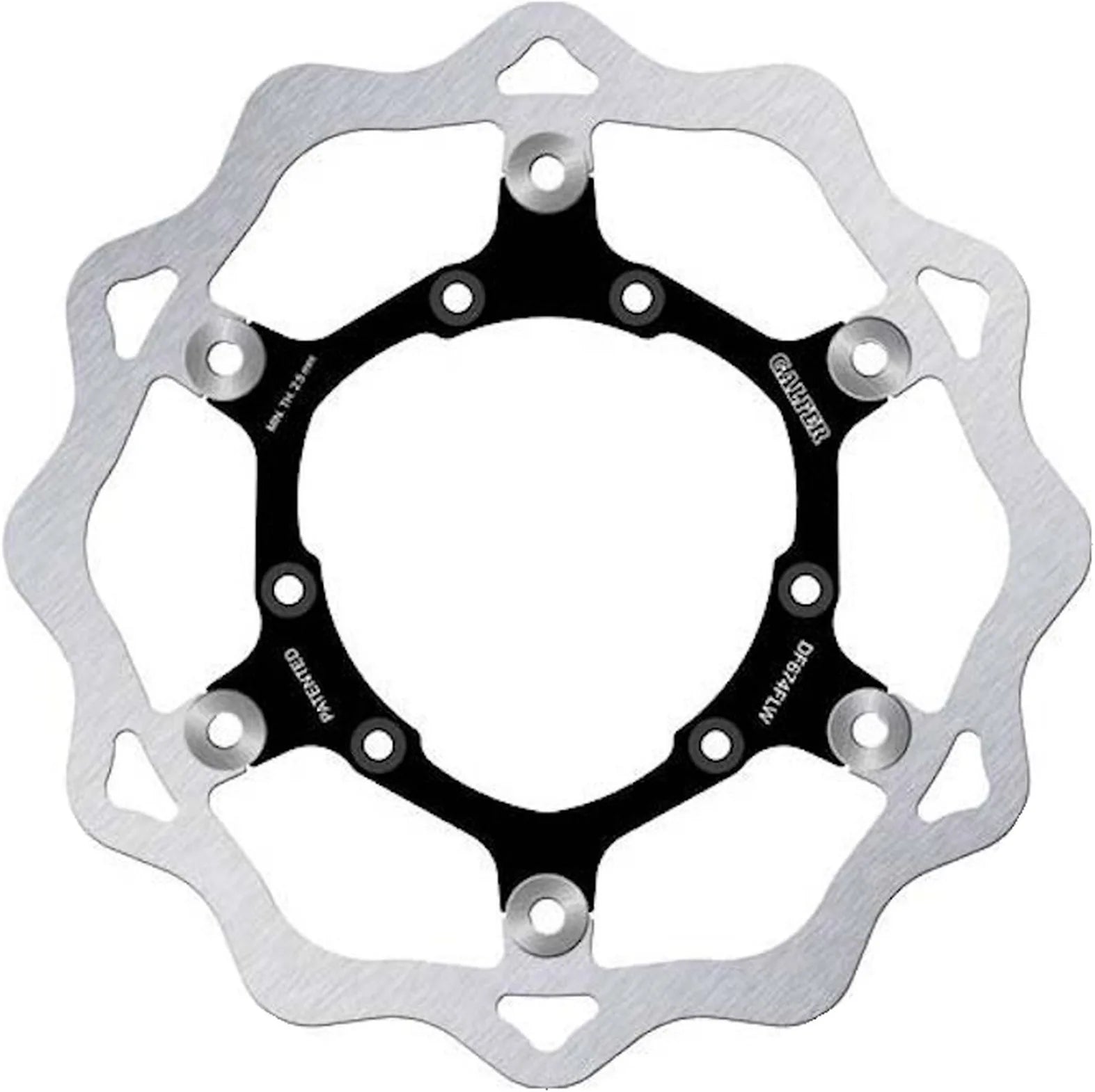 Front Floating Wave Brake Disc - Galfer Compatible With Rieju Smx 50 (2002)