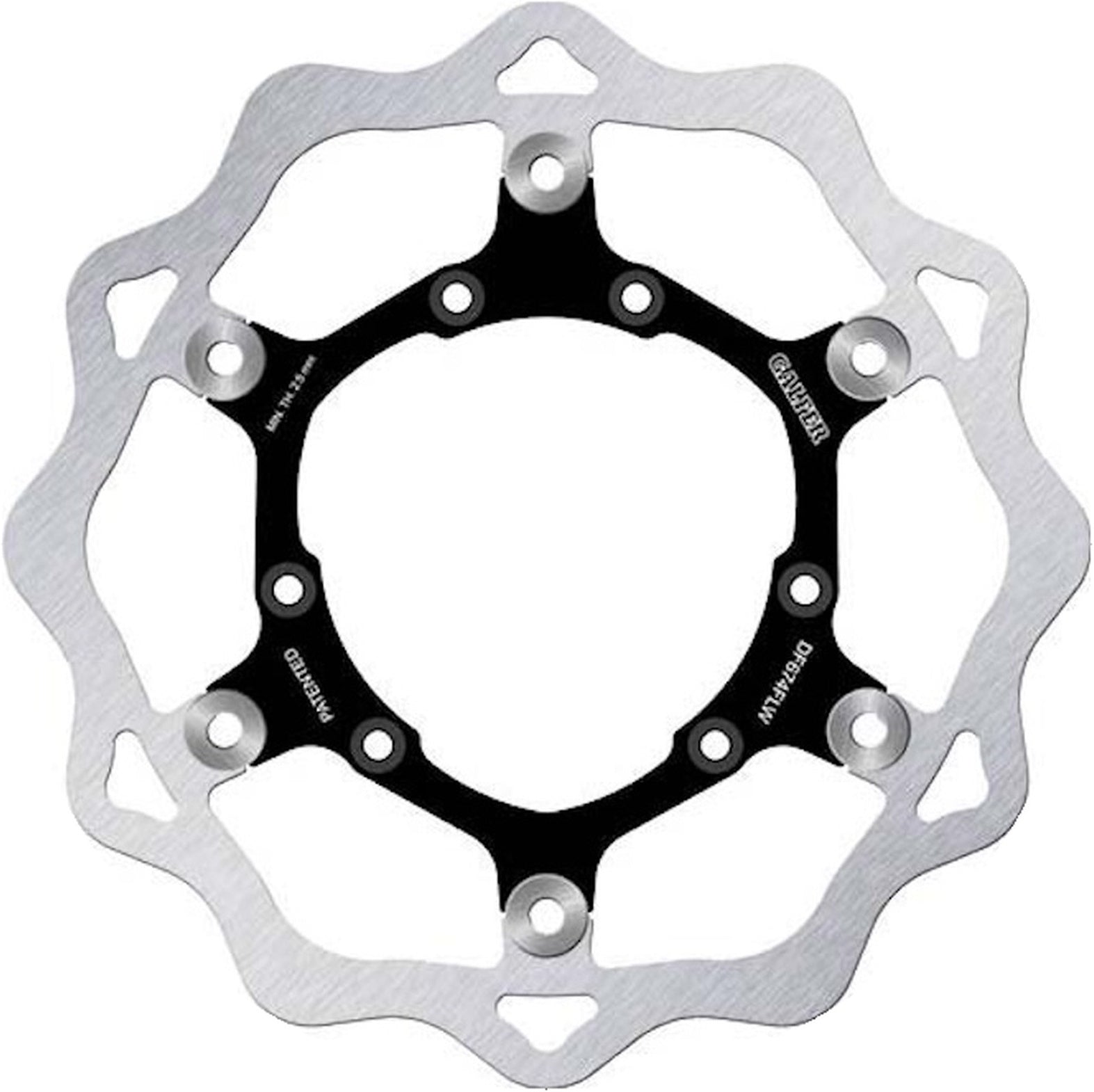 Front Floating Wave Brake Disc - Galfer Compatible With Bultaco Astro 50