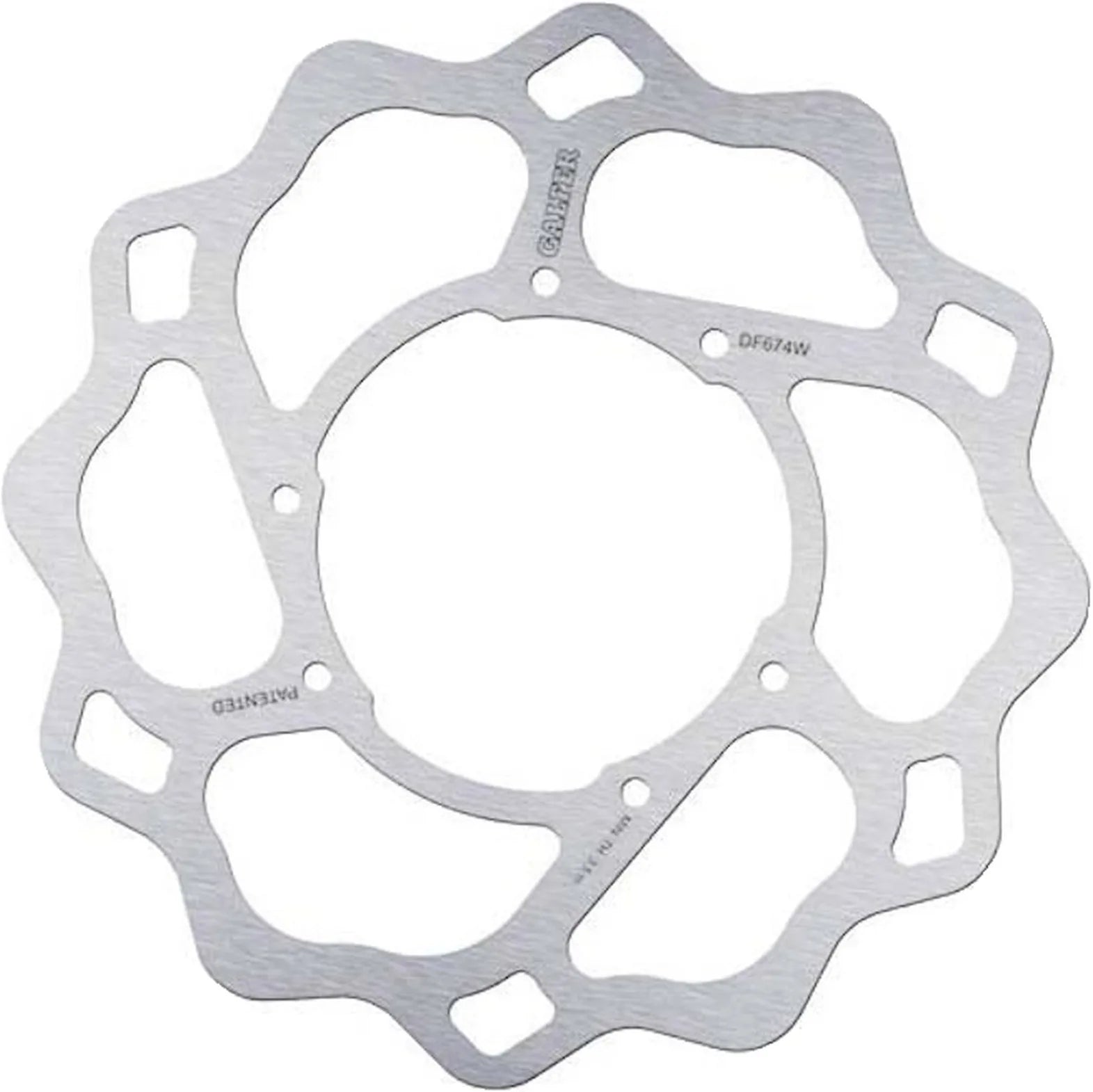 Front Fixed Wave Brake Disc - Galfer Compatible With Motorhispania Ryz Pro Enduro 50 (2009)