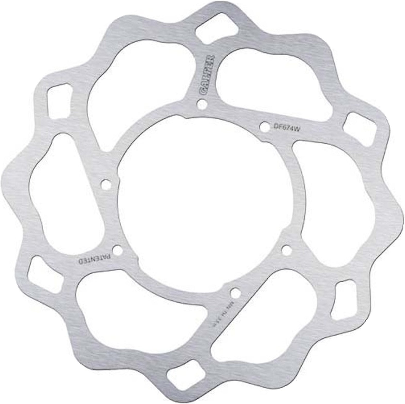 Front Fixed Wave Brake Disc - Galfer Compatible With Bultaco Astro 50