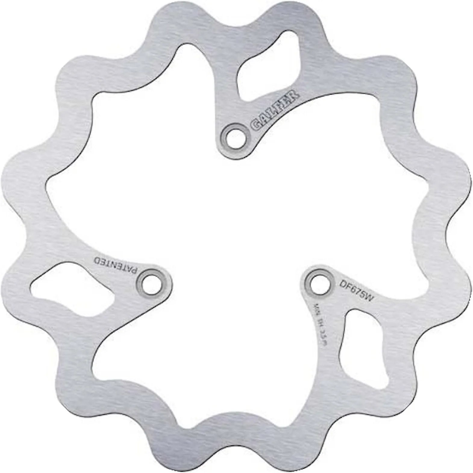 Rear Fixed Wave Brake Disc - Galfer Compatible With Rieju Tango 125 (2006-2010)