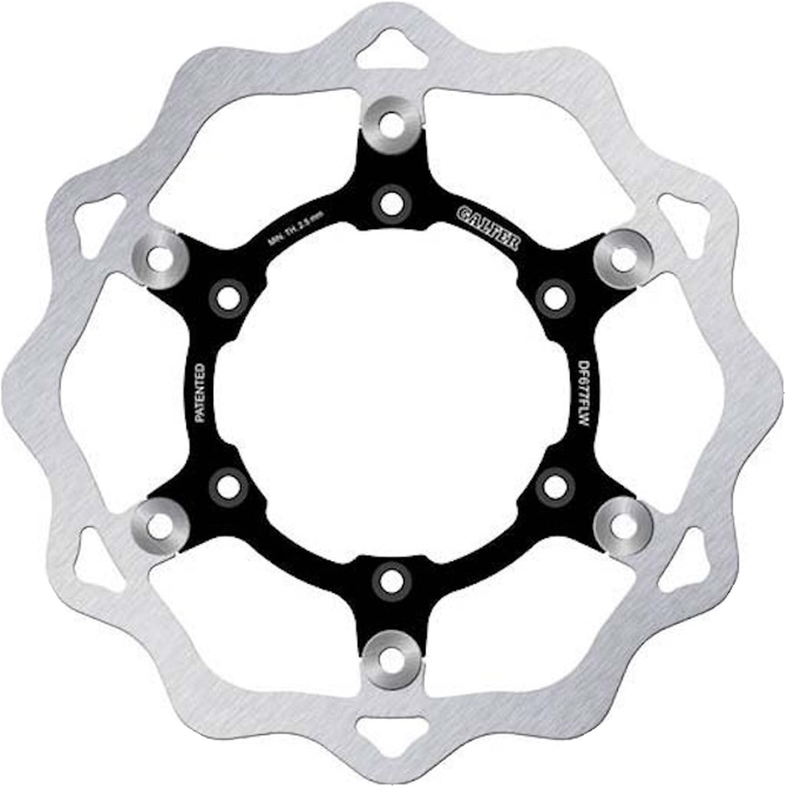 Front Floating Wave Brake Disc - Galfer Compatible With Ajp Pr 4 125 Enduro - Pro (2010)