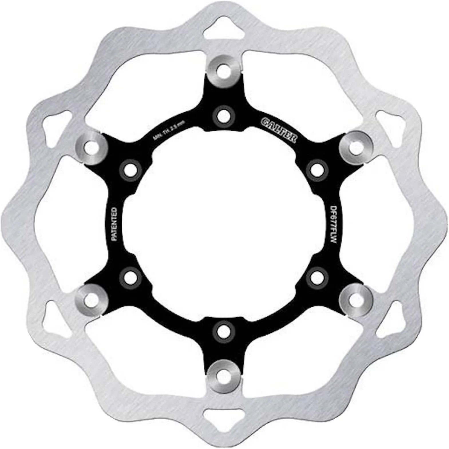 Front Floating Wave Brake Disc - Galfer Compatible With Rieju Tango 125 Pro (2007)