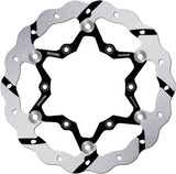 Front Floating Oversized Grooved Wave Brake Disc - Galfer Compatible With Ajp Pr 4 125 Sm - Pro (2010)