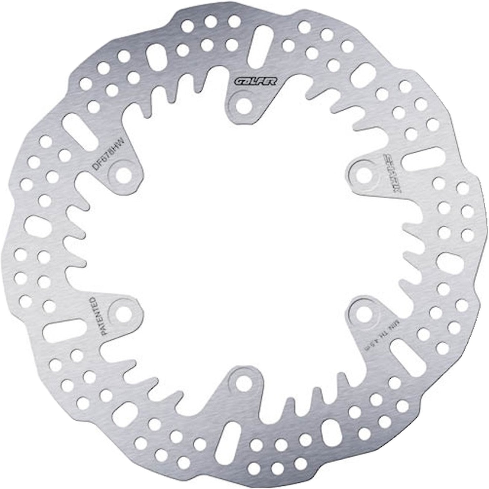 Rear Fixed Shark Brake Disc - Galfer Compatible With Ajp Pr 4 125 Enduro (2005-2009)