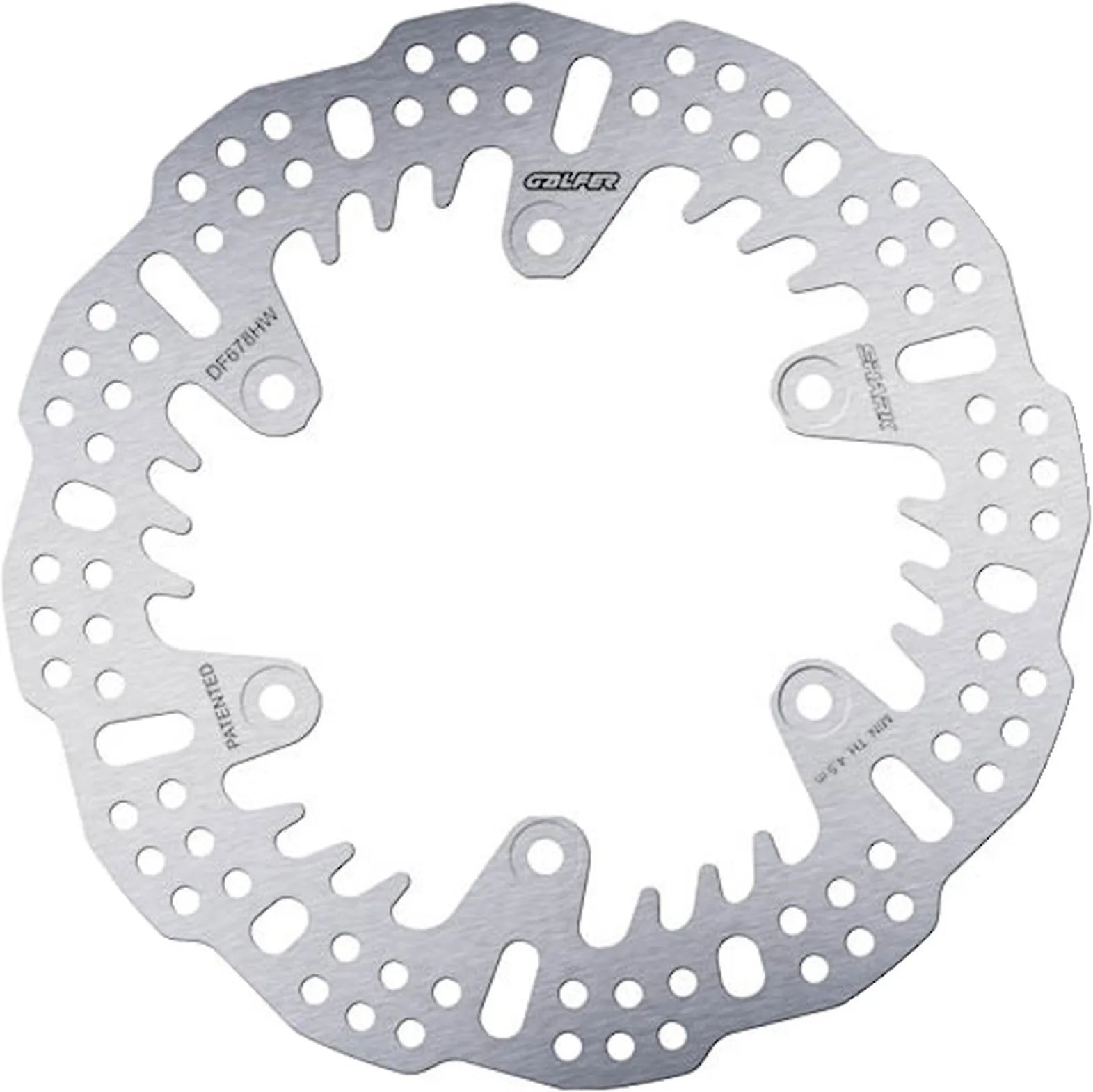 Disco De Freno Trasero Fijo Shark - Galfer Compatible Con Gasgas Ec 125 (2015-2020)