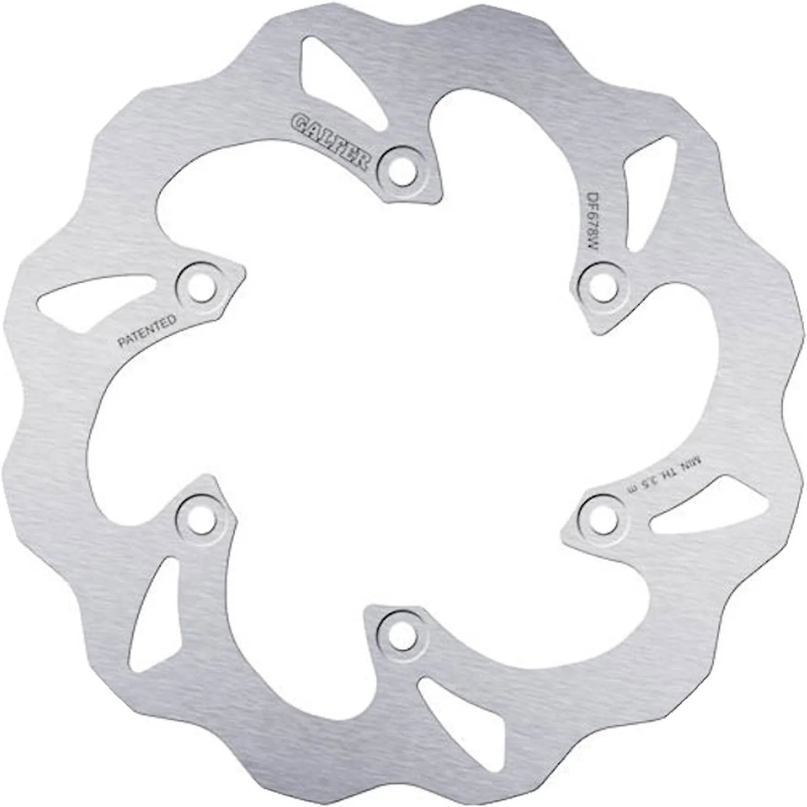 Disco De Freno Trasero Fijo Onda - Galfer Compatible Con Gasgas Ec 125 (2001-2014)