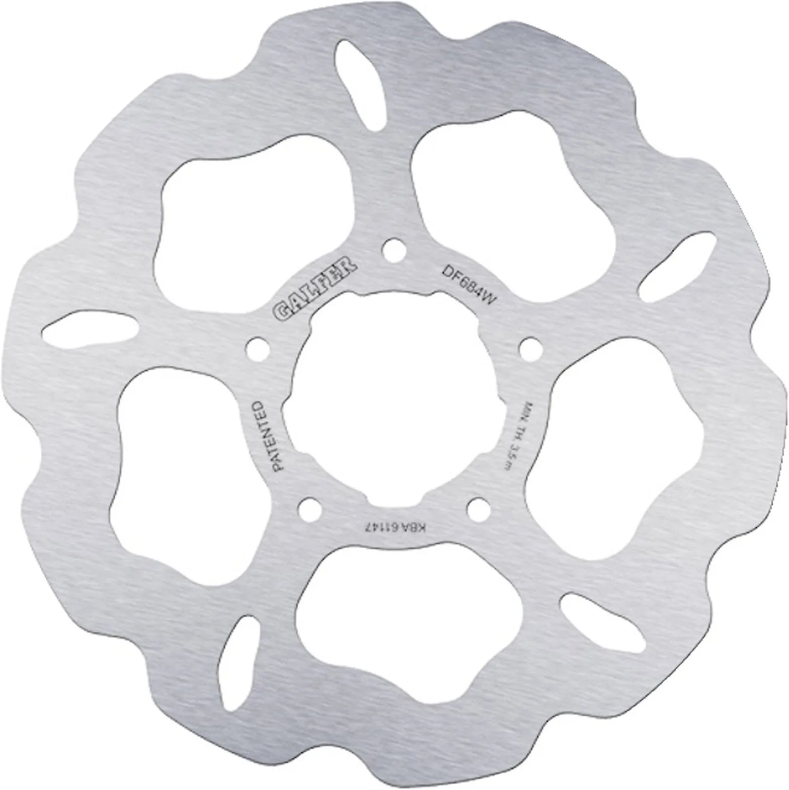 Rear Fixed Wave Brake Disc - Galfer Compatible With Rieju Rs-2 50 Nkd (2004-2005)