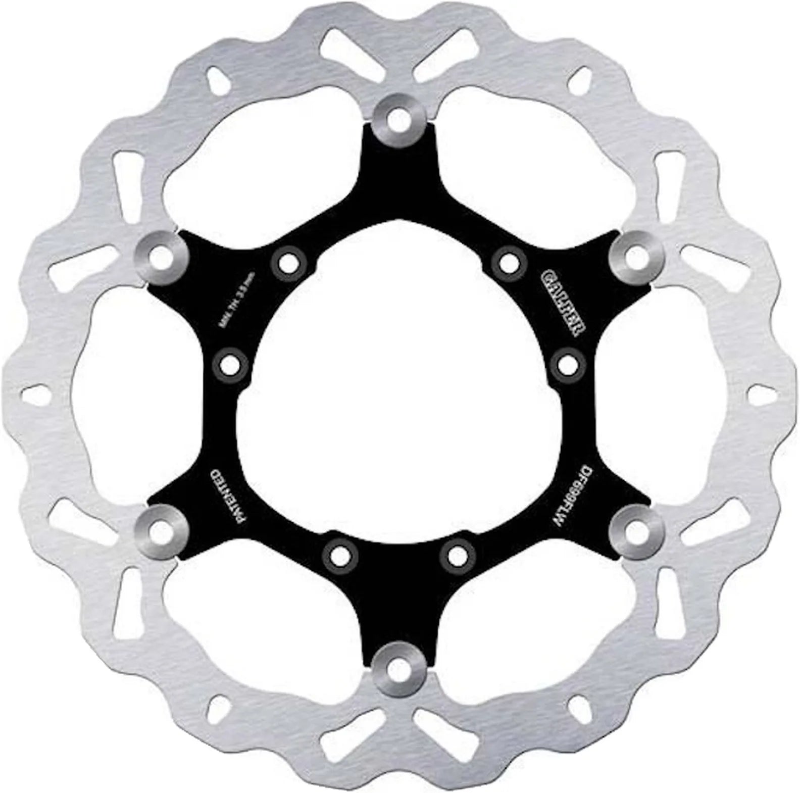 Disco De Freno Delantero Flotante Onda - Galfer Compatible Con Hm Derapage Competicion 50 (2009-2010)