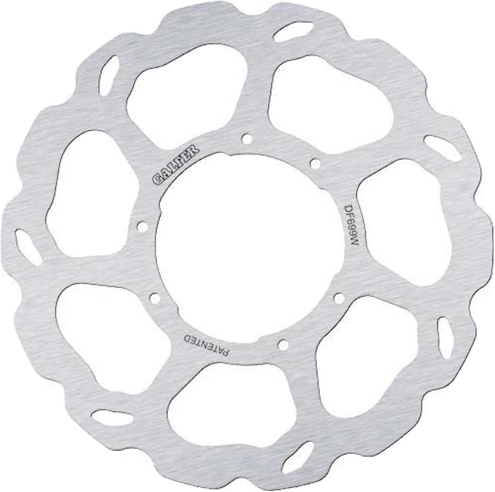 Disco De Freno Delantero Fijo Onda - Galfer Compatible Con Hm Derapage 50 (2009)