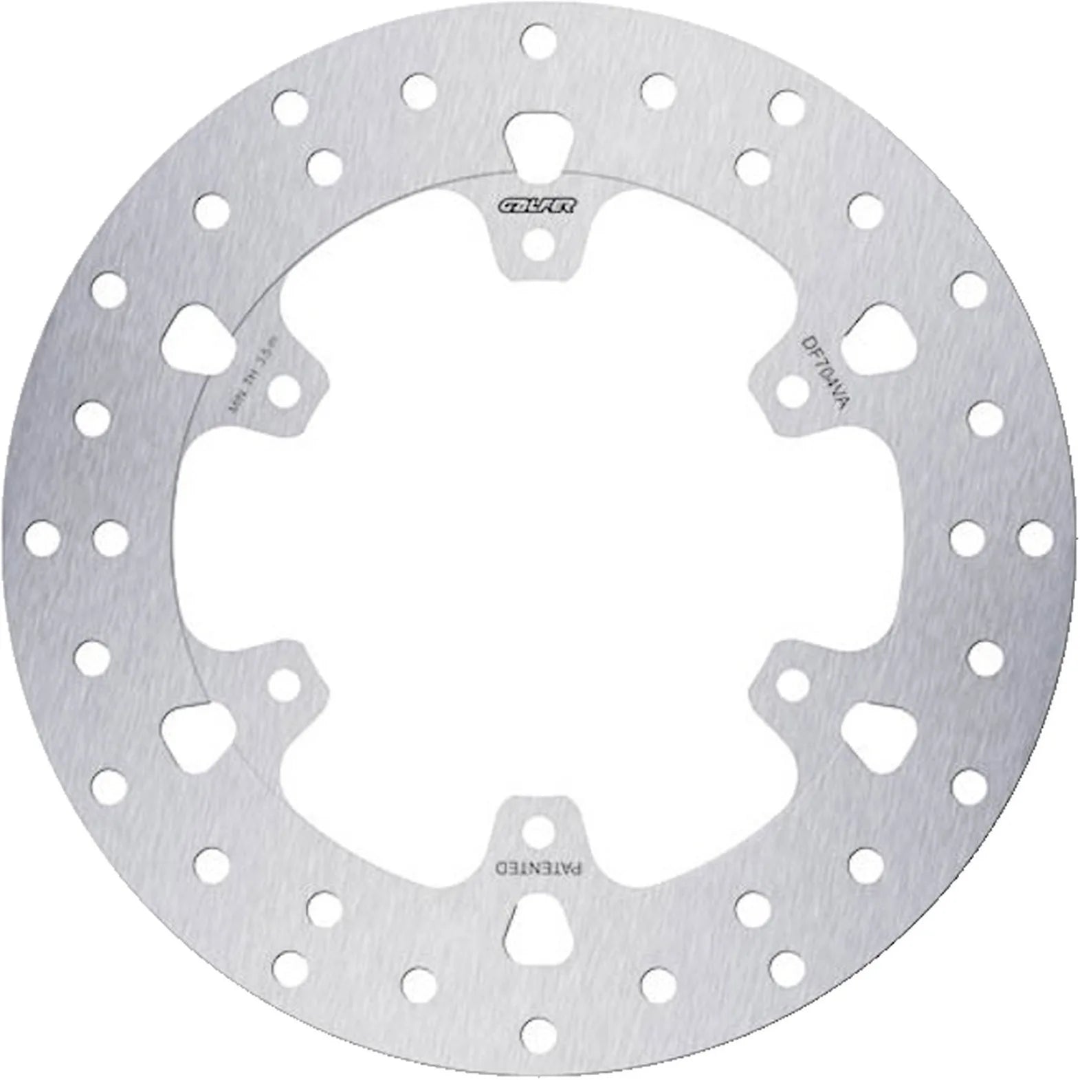 Front Fixed Round Brake Disc - Galfer Compatible With Piaggio Vespa Gtv 125 (2006)