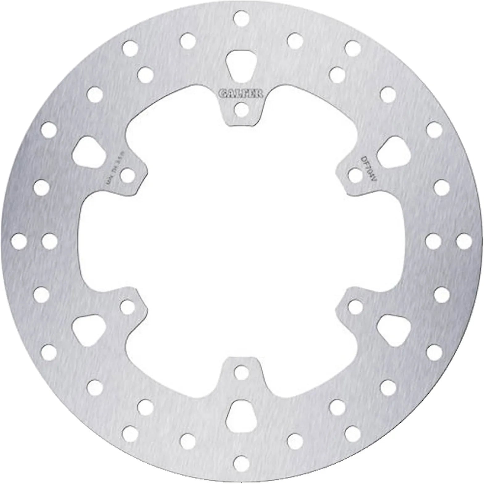 Front Fixed Round Brake Disc - Galfer Compatible With Piaggio Vespa Gts 300 Super Abs (2023)