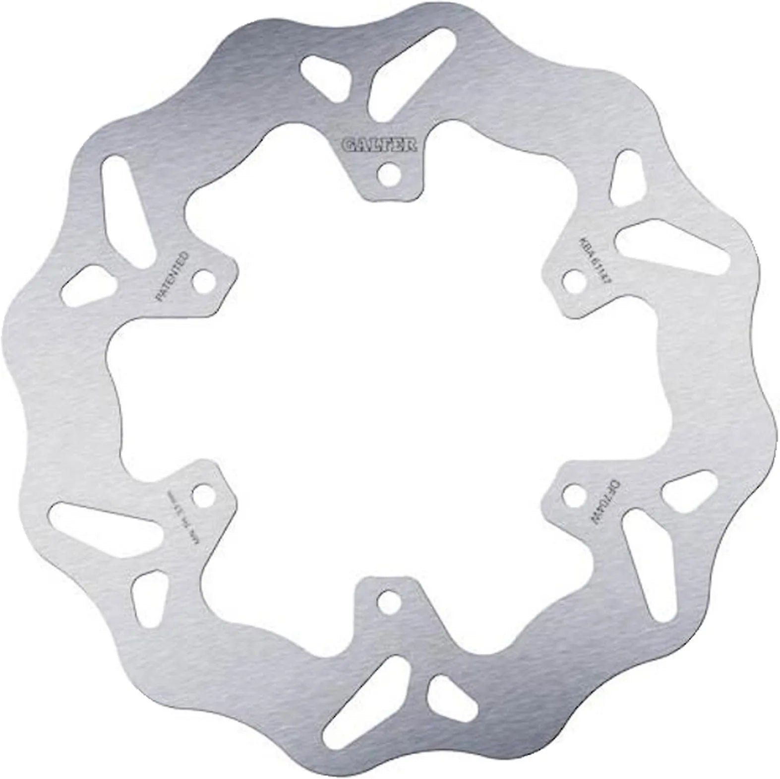 Front Fixed Wave Brake Disc - Galfer Compatible With Piaggio Liberty 125 4T (1998-2008)