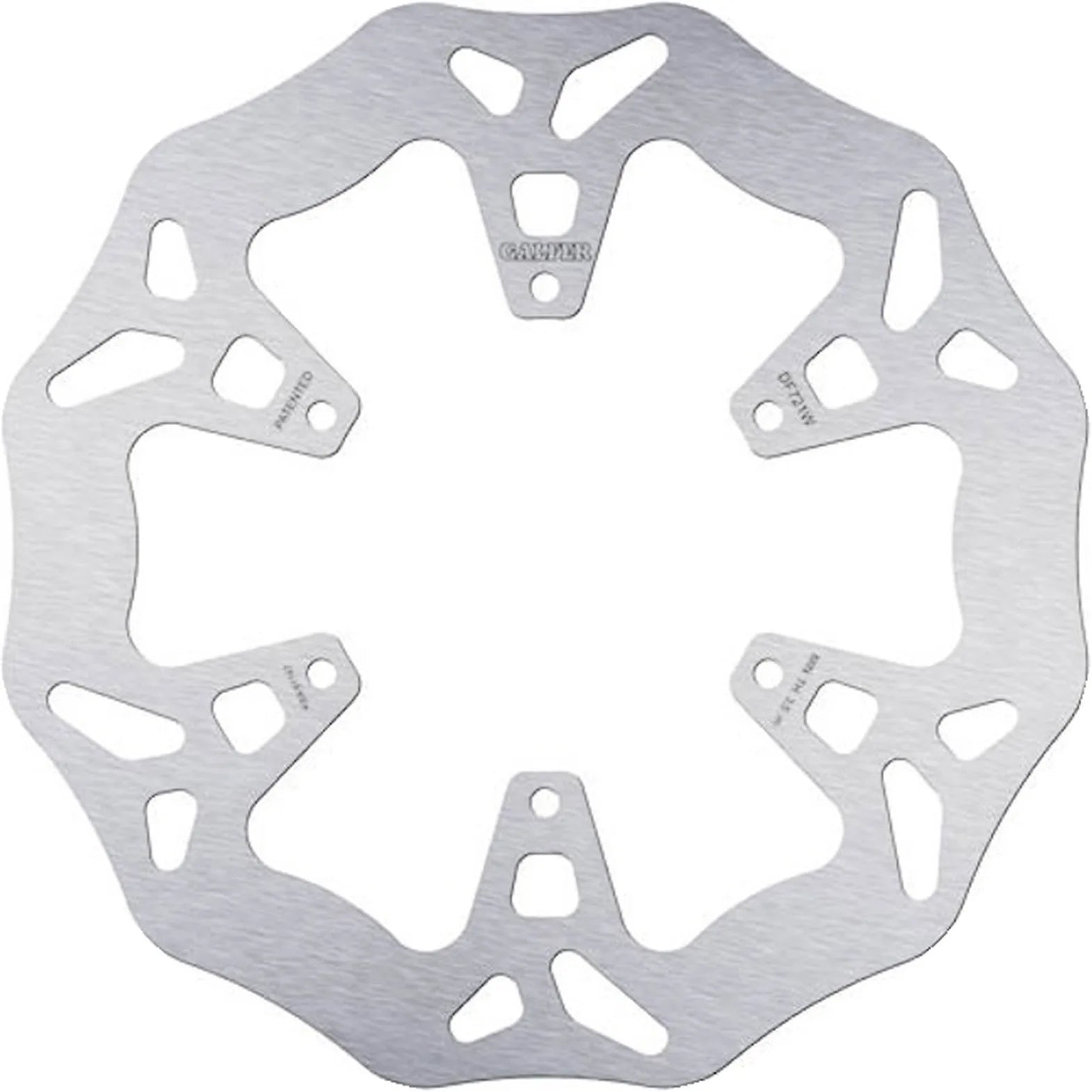 Front Fixed Wave Brake Disc - Galfer Compatible With Piaggio Mp3 500 Lt Sport Advanced (2021)