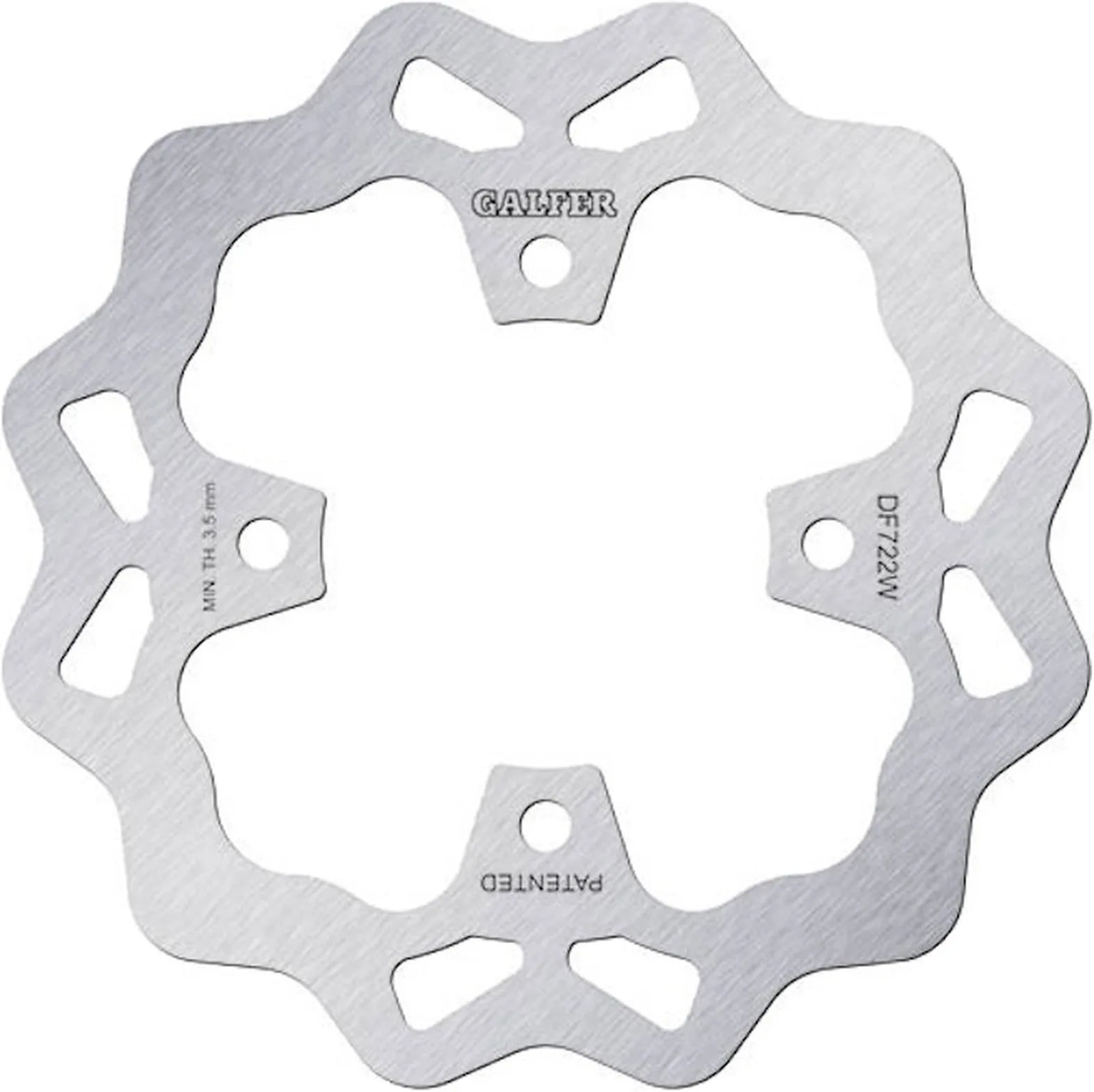 Front Fixed Wave Brake Disc - Galfer Compatible With Polaris Xpedition 325