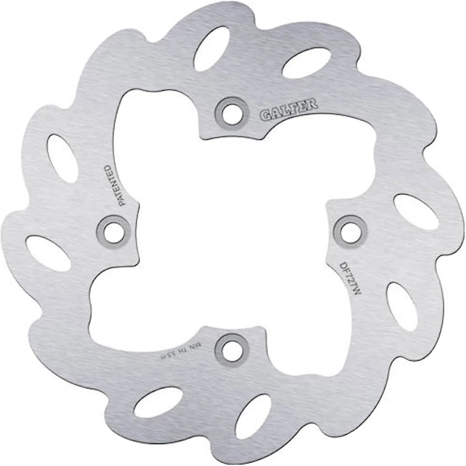 Disco De Freno Trasero Fijo Onda - Galfer Compatible Con Bombardier Traxter 500 Xl - Xt