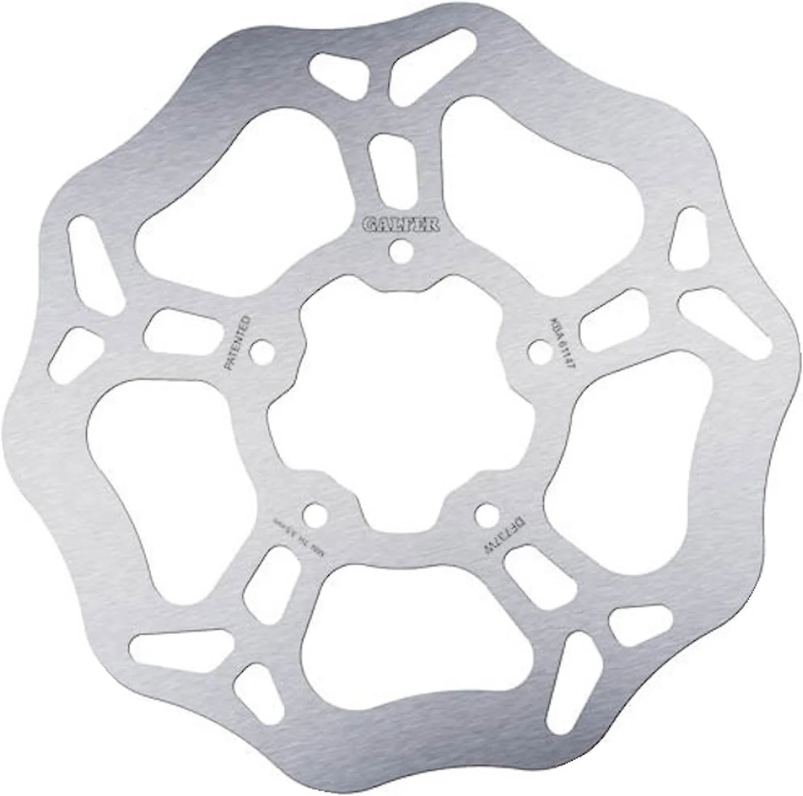 Disco De Freno Delantero Fijo Onda - Galfer Compatible Con Derbi Boulervard 125 (2003-2006)