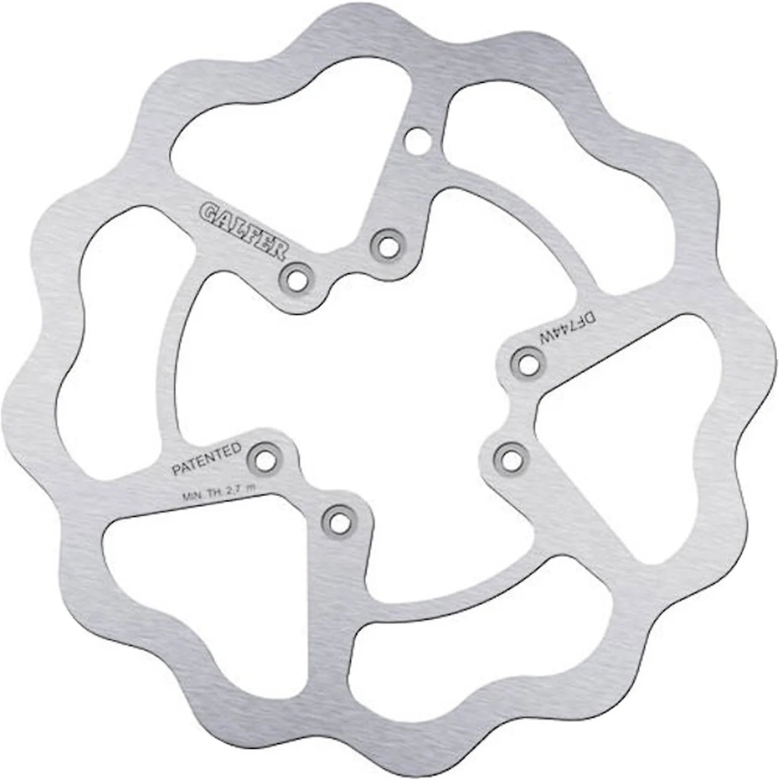 Disco De Freno Delantero Fijo Onda - Galfer Compatible Con Beta Ar-T 50 (2005)