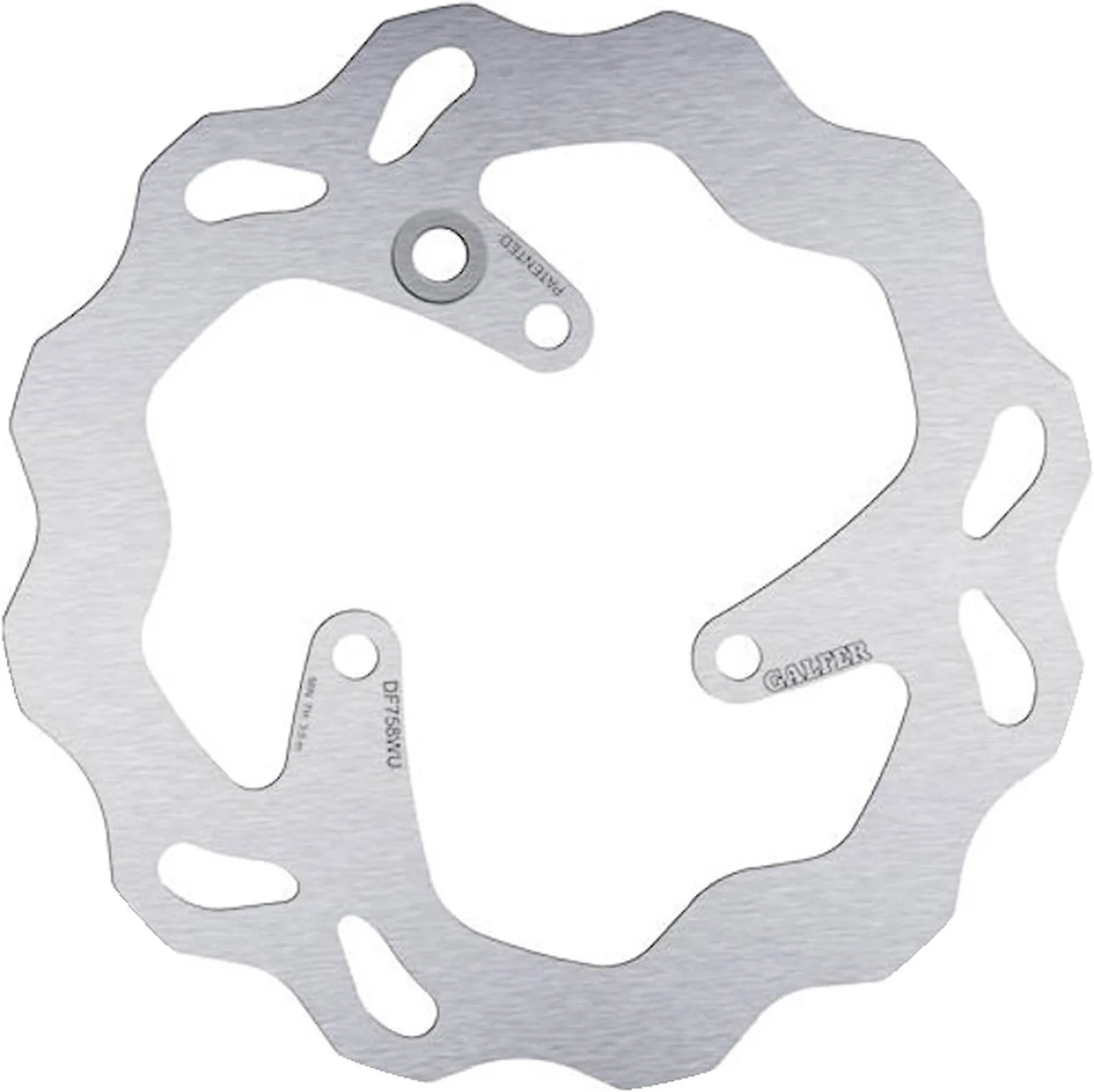 Rear Fixed Wave Brake Disc - Galfer Compatible With Rieju Mrx 50 Pro (2008)