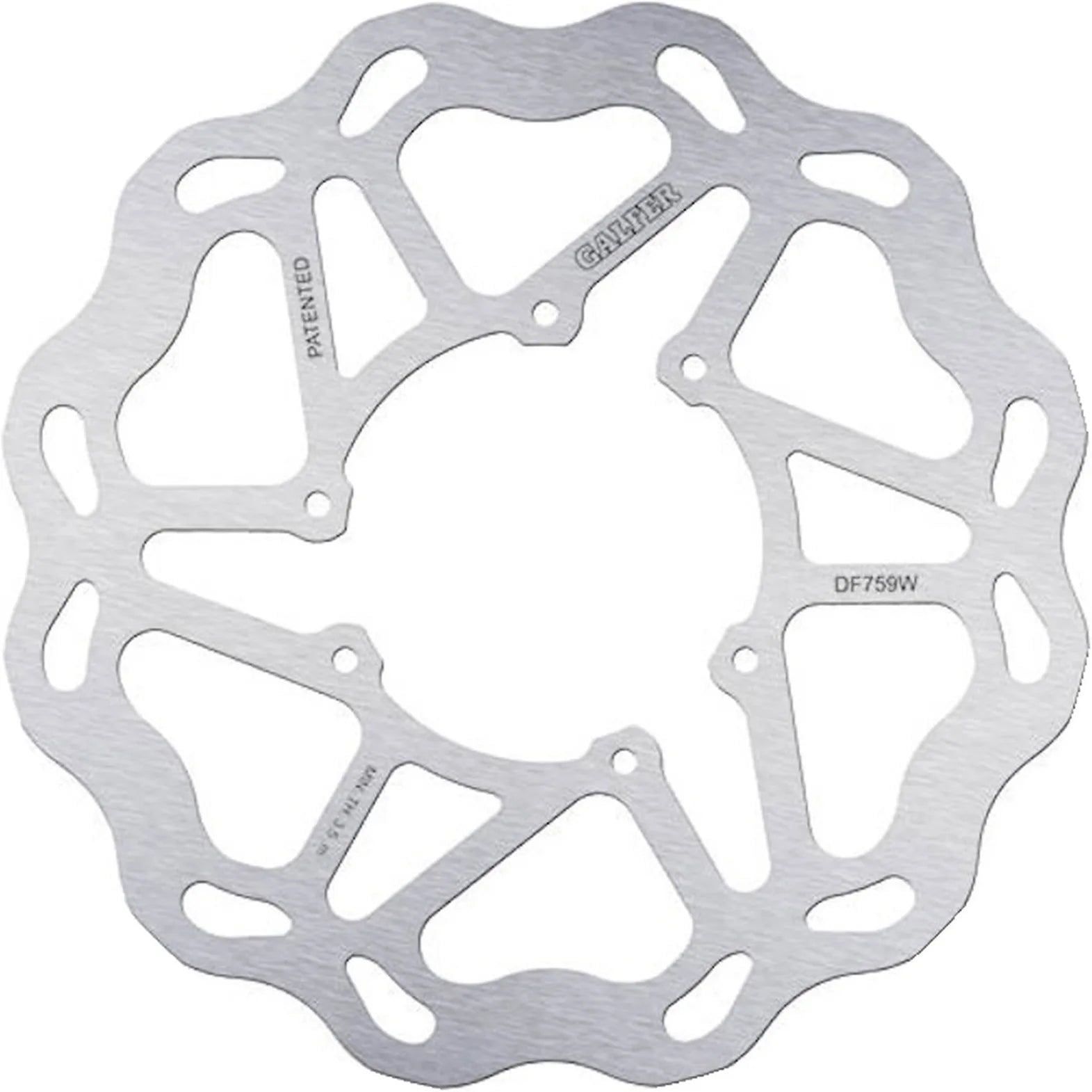 Front Fixed Wave Brake Disc - Galfer Compatible With Rieju Mrt Sm Pro 50 (2009)