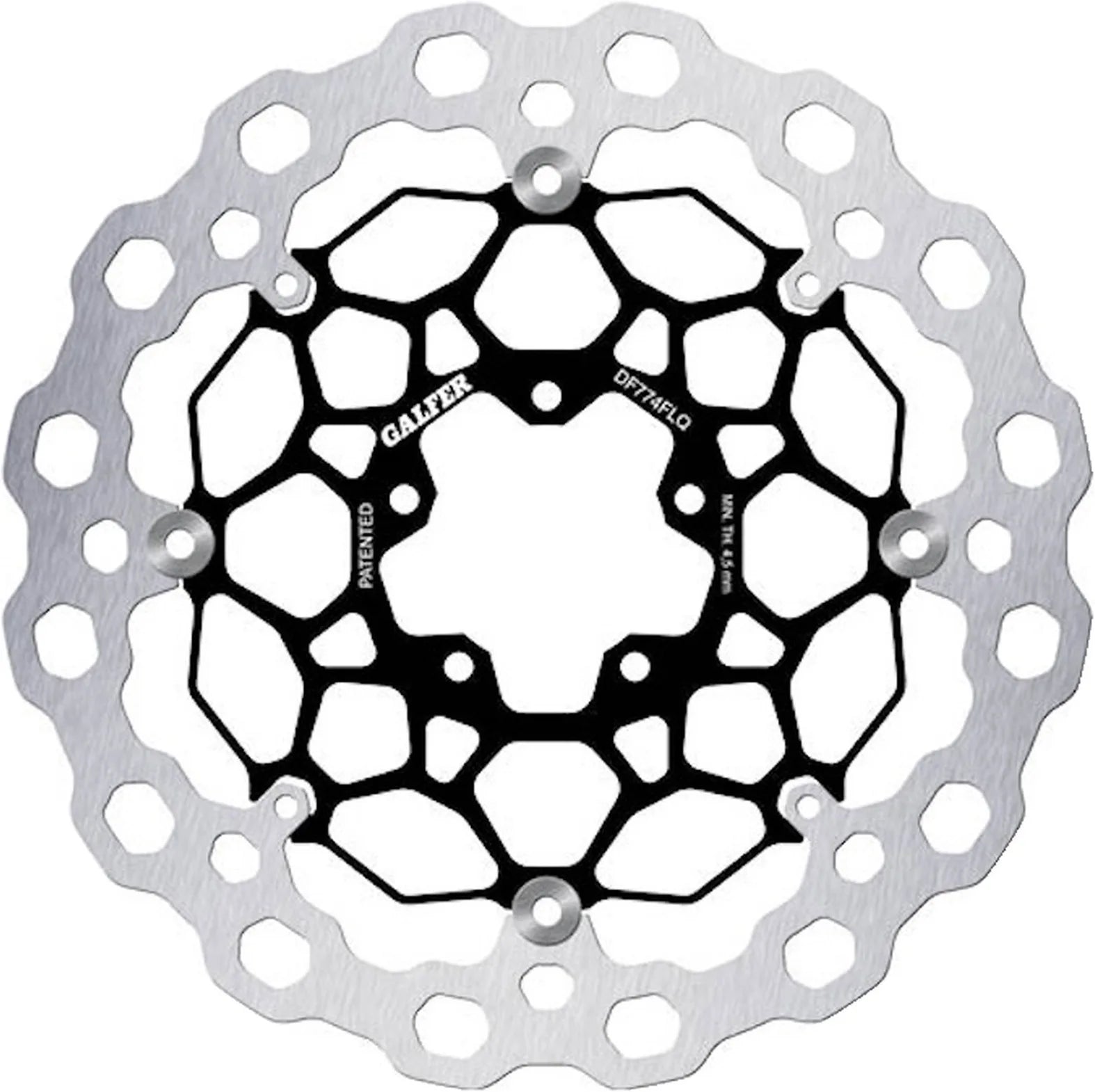 Disco De Freno Delantero Flotante Cúbico - Galfer Compatible Con Ducati 1299 Panigale S (2015)