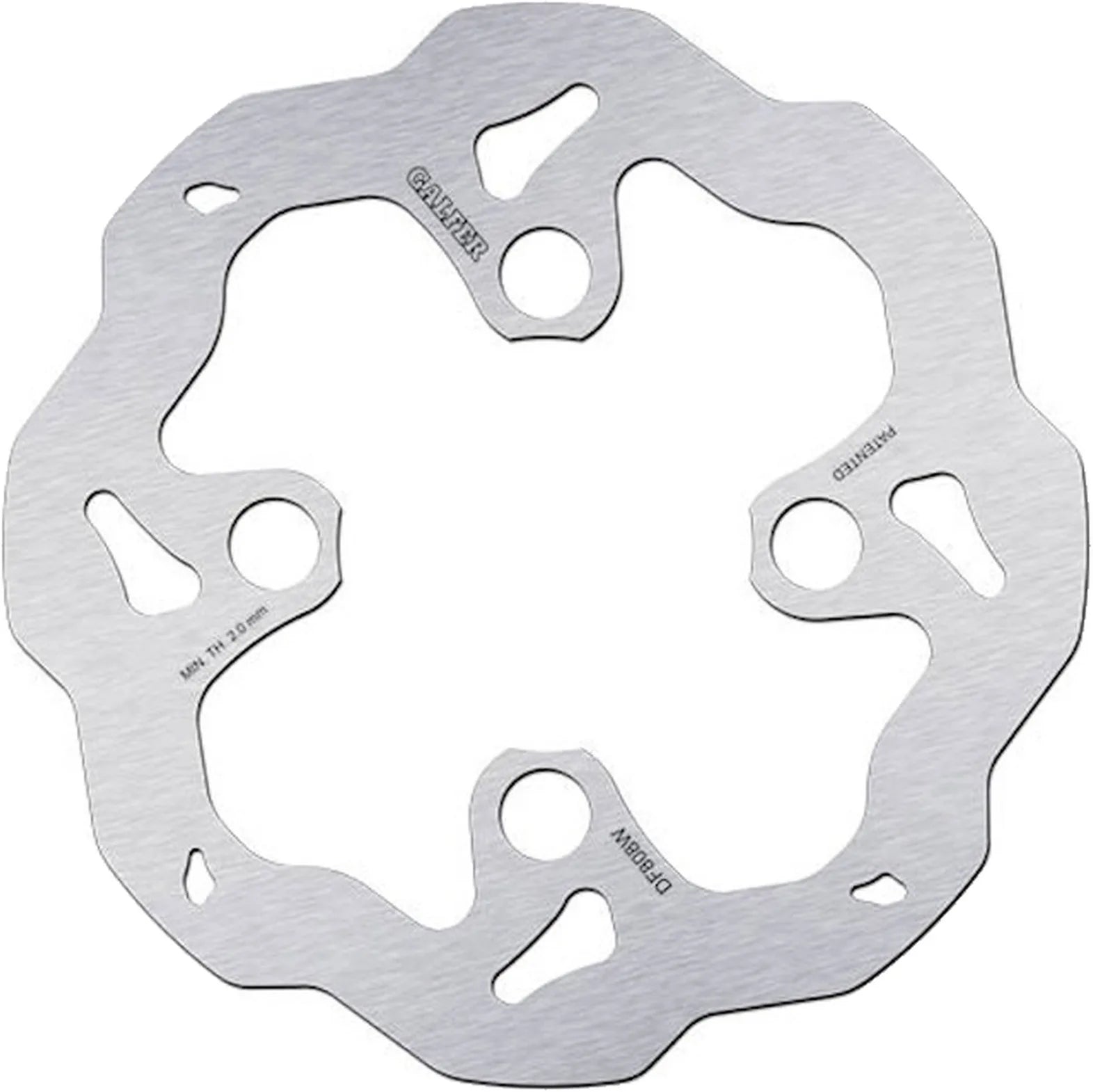 Front Fixed Wave Brake Disc - Galfer Compatible With Vertigo Combat Camo Works 300 (2017)