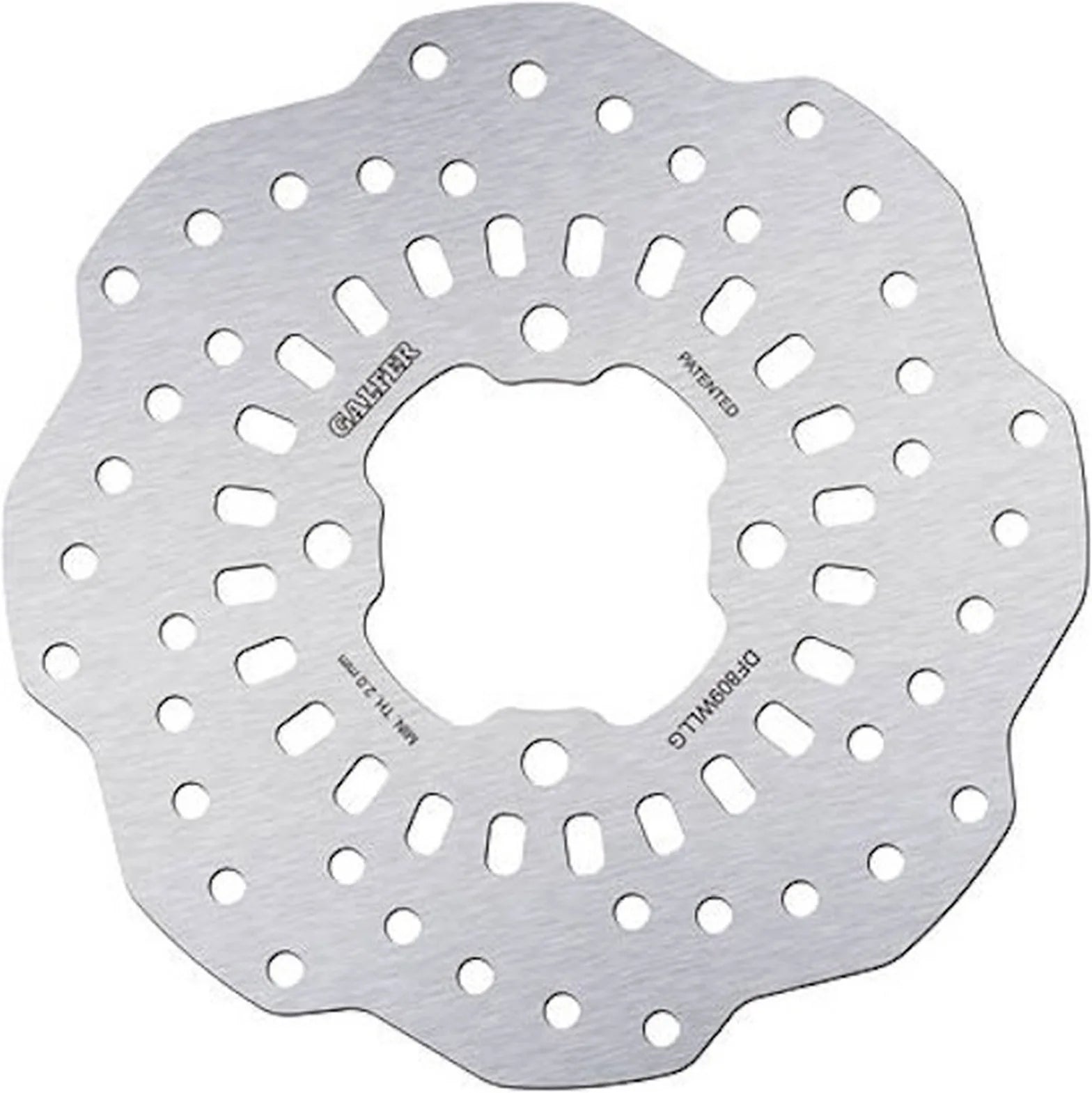 Rear Fixed Racing Wave Brake Disc - Galfer Compatible With Ossa Tr 125 I (2015)