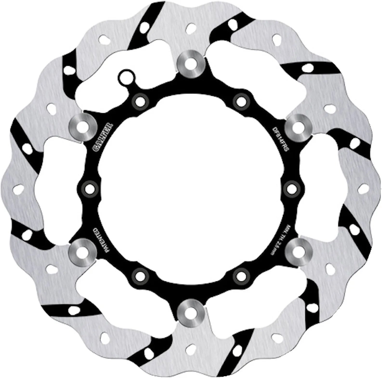 Disco De Freno Delantero Flotante Sobredimensionado Grooved Onda - Galfer Compatible Con Beta 300 Rx (2024)